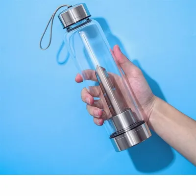 Стеклянная бутылка для воды из натурального кварца - купить по выгодной  цене | AliExpress