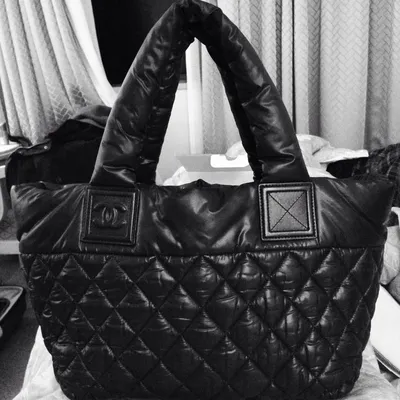ᐈ Большая сумка шоппер Шанель, черная buy | NosiEto
