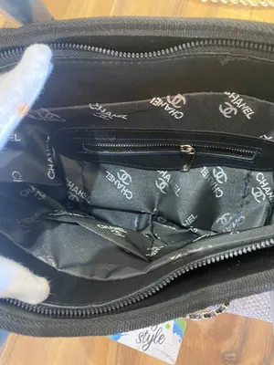 CHANEL Большая классическая сумка с цепочкой на ремне с клапаном Black  Caviar g66 – hannari-shop