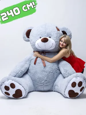 Большой плюшевый медведь MYBEARS.RU | Huge teddy bears, Big teddy bear,  Large teddy bear