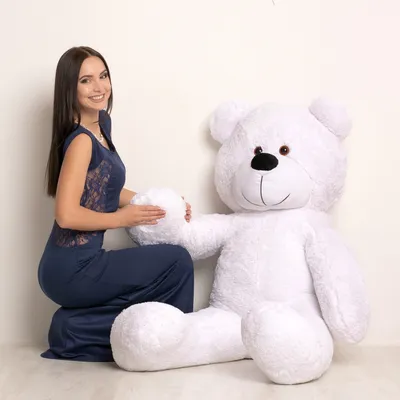 150 см Большой плюшевый медведь Тедди Teddy (цвет: серый) | Мягкие игрушки  | Мишки тедди оптом и в розницу (id 96296754), купить в Казахстане, цена на  Satu.kz