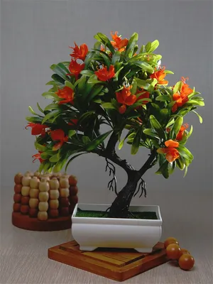 Бонсай Цветущее дерево А М Дизайн 15471743 купить за 714 ₽ в  интернет-магазине Wildberries