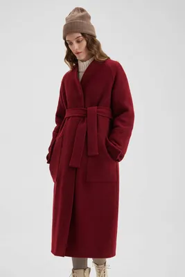 Пальто бордовое — Zirka, акция действует до 30 октября 2018 года |  LeBoutique — Коллекция брендовых вещей от Zirka — 3910114
