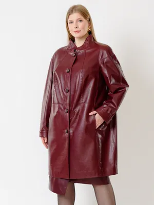 Модное бордовое мужское осеннее пальто К-290 купить в интернет магазине  Fashion-ua в Украине