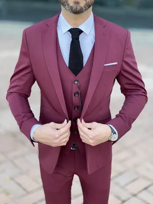 red and black groom suit - Google Search | Designer suits for men, Dress  suits for men, Wedding suits men