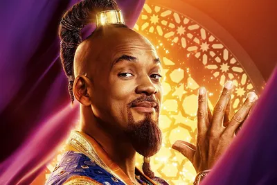 Картинки Will Smith Aladdin 2019 Борода Фильмы рука Взгляд Голова