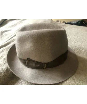Borsalino - Бордовая шляпа 50 grammi 114665 купить в Symbol