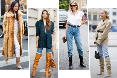 Как носить джинсы с сапогами весной-2021: модные правила и запреты