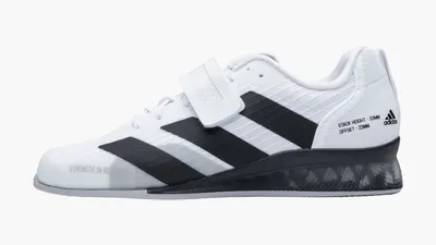 Adidas Powerlift 5 Weightlifting Shoes - Core Black / Ftwr White / Gray Six  | Rogue Fitness