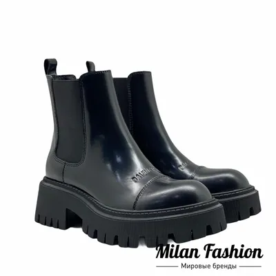 Ботинки Balenciaga черные, - купить за 24000 ₽ | SFS