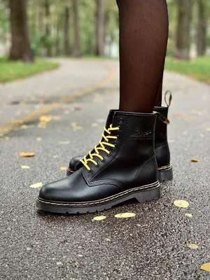 Чёрные женские, подростковые и мужские ботинки Доктор Мартинс | Dr. Martens  1460 Black в интернет-магазине sport365shoes.by, в Минске