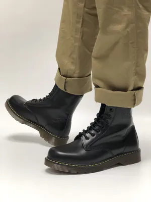 Из какой кожи делают ботинки Dr. Martens 1460