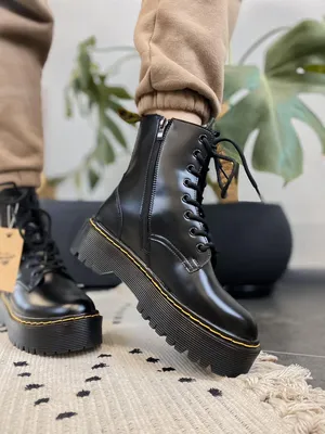 Купить зимние ботинки Доктор Мартинс | Dr. Martens Platform Black с мехом в  интернет-магазине sport365shoes.by, в Минске