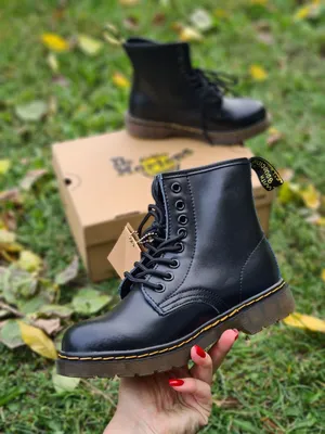 Ботинки Dr. Martens 1460 Smooth Leather, черный – купить из-за границы  через сервис «CDEK.Shopping»