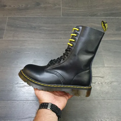 Фирменные ботинки Dr Martens 1460 Jadon Black White (черные с белым)