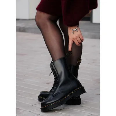 Купить кожаные женские ботинки Dr.Martens 1460 Smooth STANDARD 11821006  черные - продажа в Москве, цены в интернет-магазине OIMIO.RU