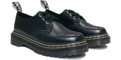 Фирменные ботинки Dr Martens 1461 Flat Smooth Black