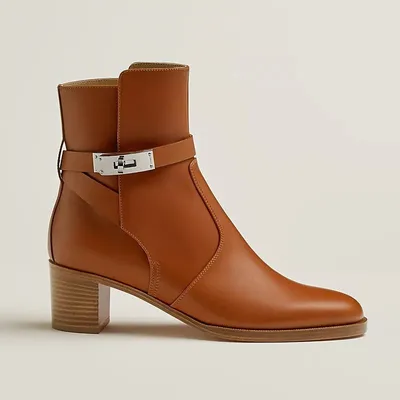 HERMÈS FRENCHIE 50 LEATHER ANKLE BOOTS – Caroline's Fashion Luxuries