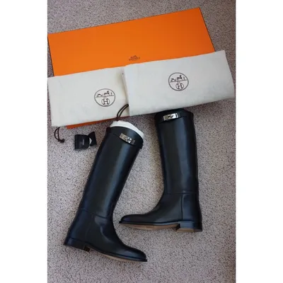 Hermes Goatskin Womans Low Ankle Hanae 85 Velvet Boots 37 | M Parts  Worldwide LLC