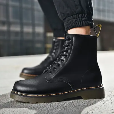 😬dr.martens 1460 black😬зимние мужские кожаные чёрные ботинки мартинс с  мехом, сапоги зима — цена 2750 грн в каталоге Ботинки ✓ Купить мужские вещи  по доступной цене на Шафе | Украина #29544834