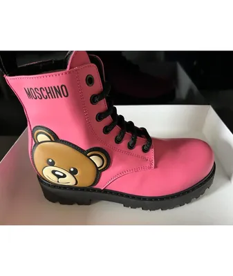 Женские черные ботинки Moschino JA24324G0H.IY6;00A — Ultrashop