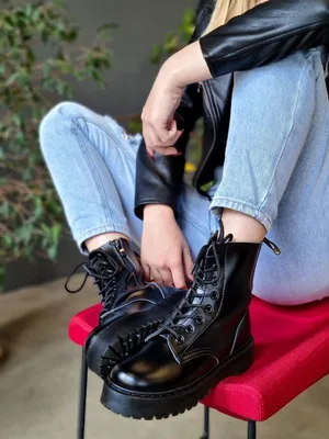 Шикарные женские ботинки на высокой подошве dr martens — цена 1900 грн в  каталоге Ботинки ✓ Купить женские вещи по доступной цене на Шафе | Украина  #76140721