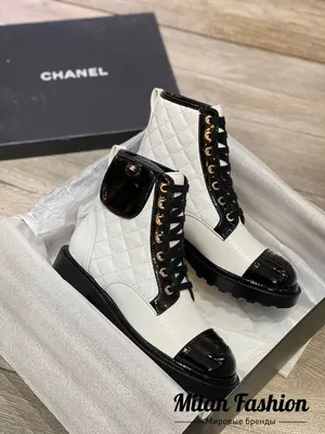 Ботинки Chanel PL-20437 купить в интернет-магазине брендовых вещей Lepirate