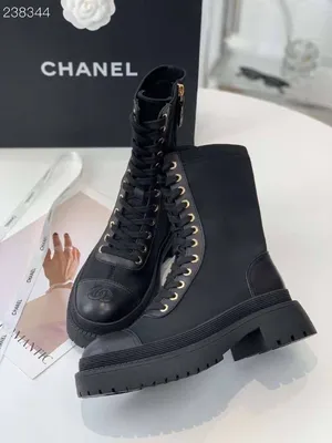 Ботинки зимние женские Chanel модель 158899 по цене 16000р. с доставкой по  Москве и России | shmotessa.ru