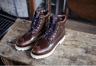 Timberland Men's 6\" Inch Brogue Boots Brown Size 11 Men's. Rare, Limited |  eBay