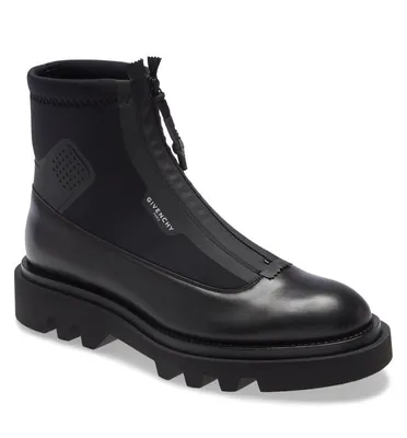 Givenchy N6008 Mens Black Zip Combat Boot Size US 11 EU 44 | eBay