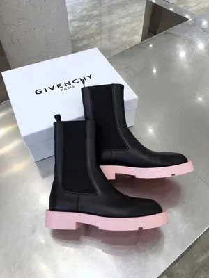 Ботинки осенние женские кожаные черные Givenchy ЛЮКС женские кожаные ботинки  живанши (ID#2014729408), цена: 6950 ₴, купить на Prom.ua