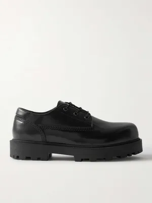 Leather Derby shoes in black - Givenchy | Mytheresa