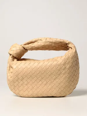 BOTTEGA VENETA: Jodie intreccio leather bag - Beige | Bottega Veneta  shoulder bag 690225VCPP0 online at GIGLIO.COM