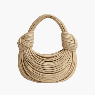 Женская сумка Bottega Veneta The Chain Pouch белая LM-9226 – Lazurka Mall