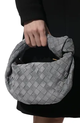 Женская кожаная сумка Bottega Veneta Mini Jodie 29/15 см бежевая - купить в  Москве с доставкой по РФ