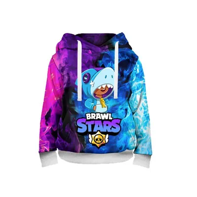 Shark Leon Brawl Stars 3d Printed T-shirt | Brawl Stars