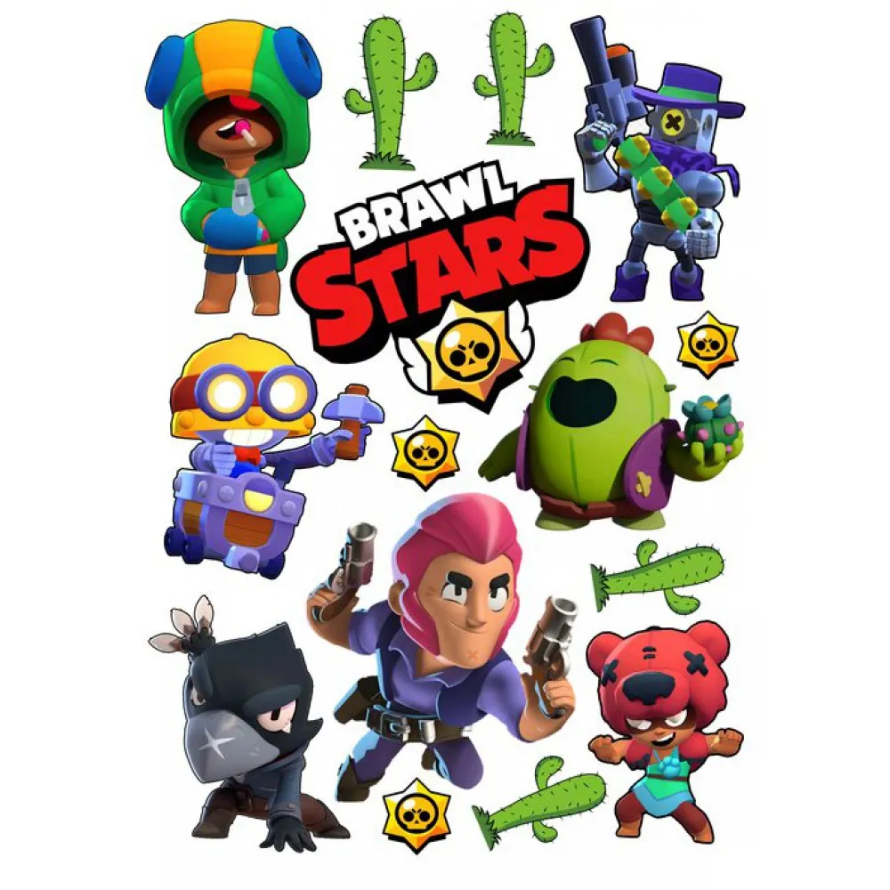 Вафельная картинка brawl stars