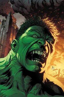 Брэд Андерсон о X: «Кавер «Hulk Annual» от потрясающего @1moreGaryFrank и меня. Мне нравится, что он вложил столько энергии, просто показывая свое лицо😀. @Marvel https://t.co/ke6xtXhe1p» / X