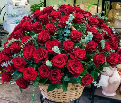 Букет роз - цветок с любовью