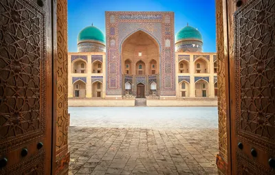 Обои ворота, купол, Узбекистан, Бухара картинки на рабочий стол, раздел  город - скачать