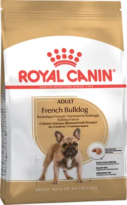Корм для взрослых собак породы французский бульдог, Royal Canin French  Bulldog Adult купить с доставкой в интернет-магазине зоогастроном.ру