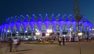Стадион «Бунёдкор» в Ташкенте - многоцветный гол!