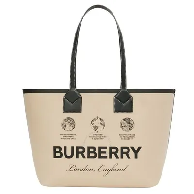 Burberry Check Mini canvas tote bag in multicoloured - Burberry | Mytheresa