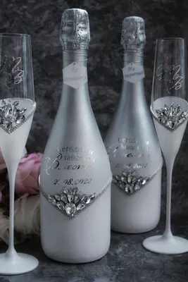 Украшения для свадебных бутылок(Быки), на диаметр бутылки до 85мм купить по  выгодной цене в интернет-магазине OZON (1069548233)