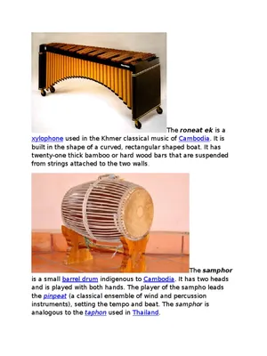 Cambodia | PDF | Percussion Instruments | Performing Arts