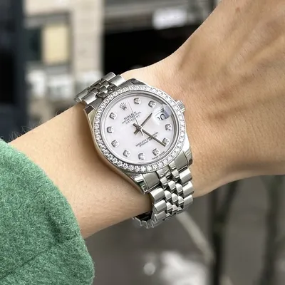 ⏱ Женские часы Rolex Datejust металлические серебряные Ролекс, цена 699 ₴ -  1230750388