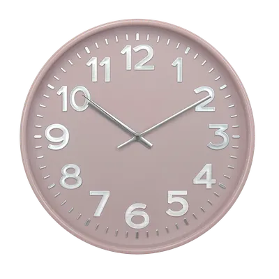Часы настенные Troykatime ø30 см цвет розовый в Москве – купить по низкой  цене в интернет-магазине Леруа Мерлен