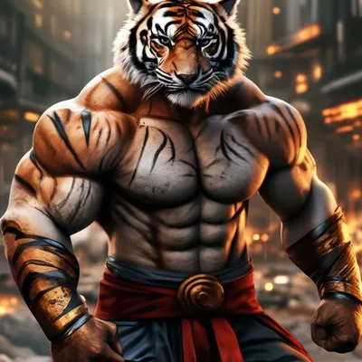 Человек тигр фотографии