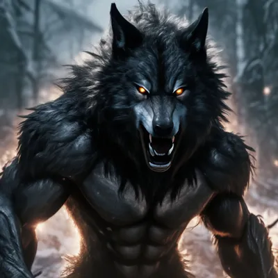 Человек волк фото