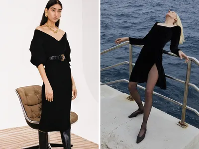 Как украсить чёрное платье: украшаем чёрное однотонное платье своими руками